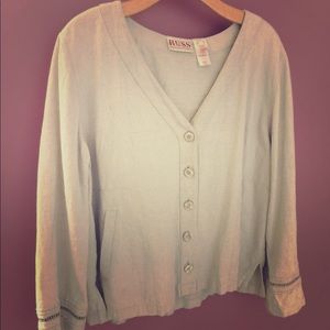 Vintage Liz Claiborne Linen Button Down